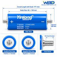 66160 Yinlong 2.3V 45Ah LTO Battery for Car Audio