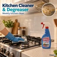 CleenU P035 Kitchen Degreaser Cleaner Spray 500ml OEM Private Label