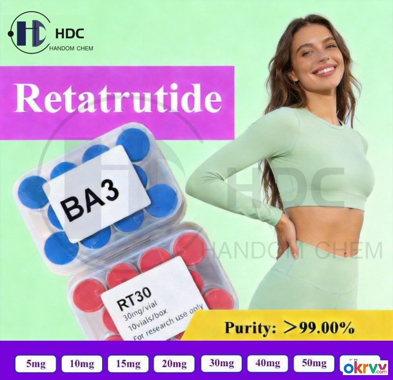 China origin peptide Retatrutide 10mg/20mg/30mg/40mg/50mg/60mg/100mg essential for weight loss
