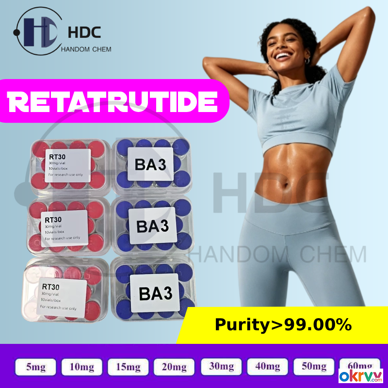 China origin peptide Retatrutide 10mg/20mg/30mg/40mg/50mg/60mg/100mg essential for weight loss