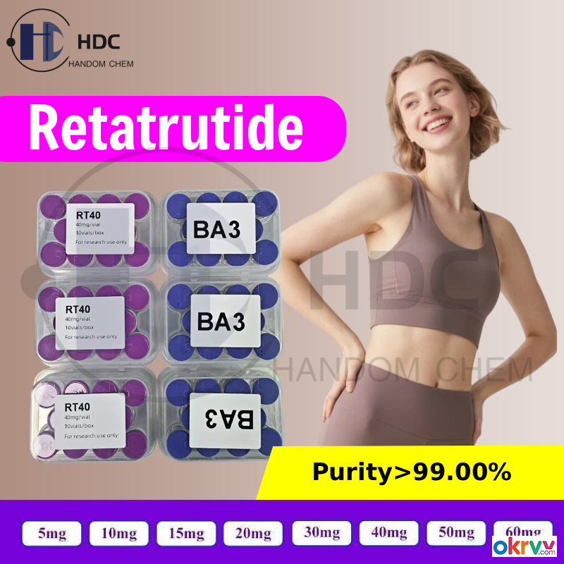 China origin peptide Retatrutide 10mg/20mg/30mg/40mg/50mg/60mg/100mg essential for weight loss