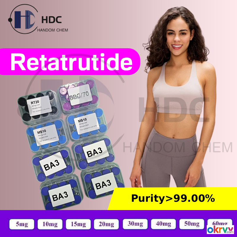 China origin peptide Retatrutide 10mg/20mg/30mg/40mg/50mg/60mg/100mg essential for weight loss