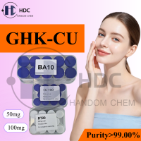 Cosmtic Grade 99% Blue Copper Peptide Ghk-Cu Powder CAS 49557-75-7 for Skin Care and enhance beauty