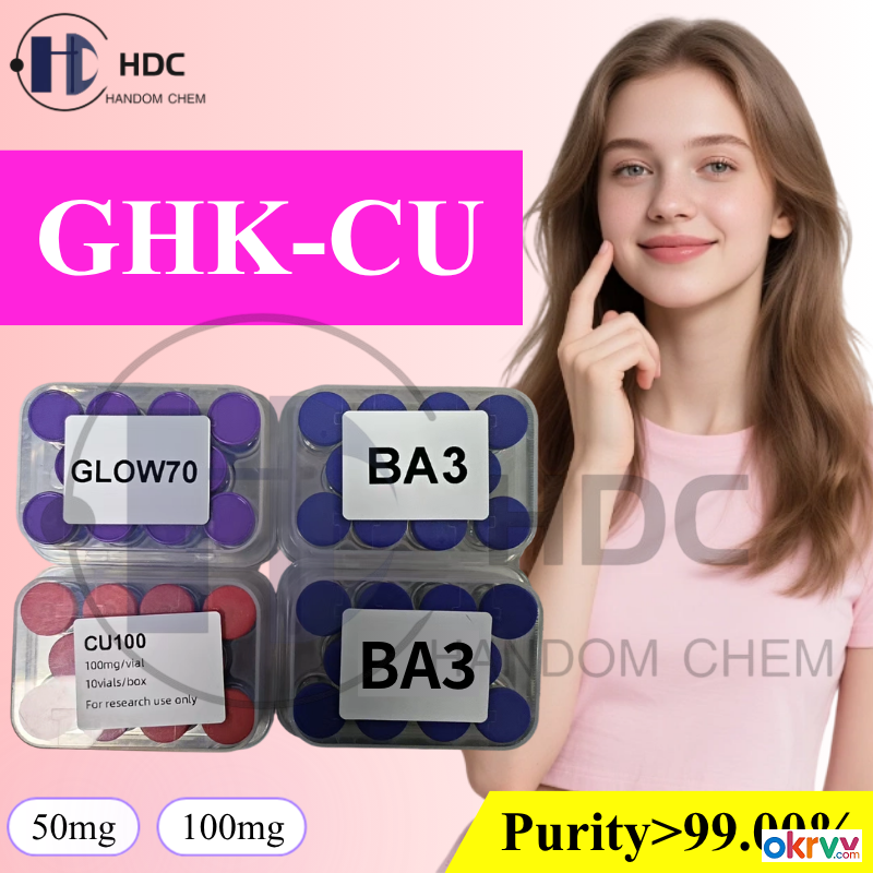 Cosmtic Grade 99% Blue Copper Peptide Ghk-Cu Powder CAS 49557-75-7 for Skin Care and enhance beauty