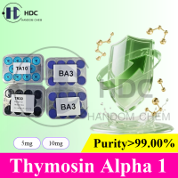 Thymosin Alpha 1 peptide (5mg/10mg) of Chinese origin; possesses immunomodulatory properties and enh