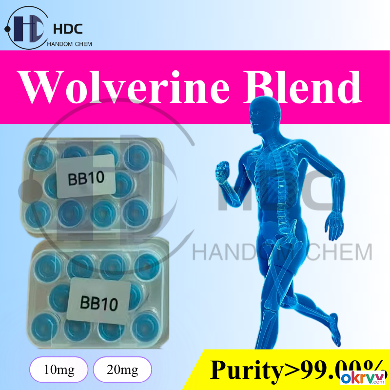 China origin 99% purity Wolverine Stack 10mg 20mg BB10/BB20 for promoting wound healing