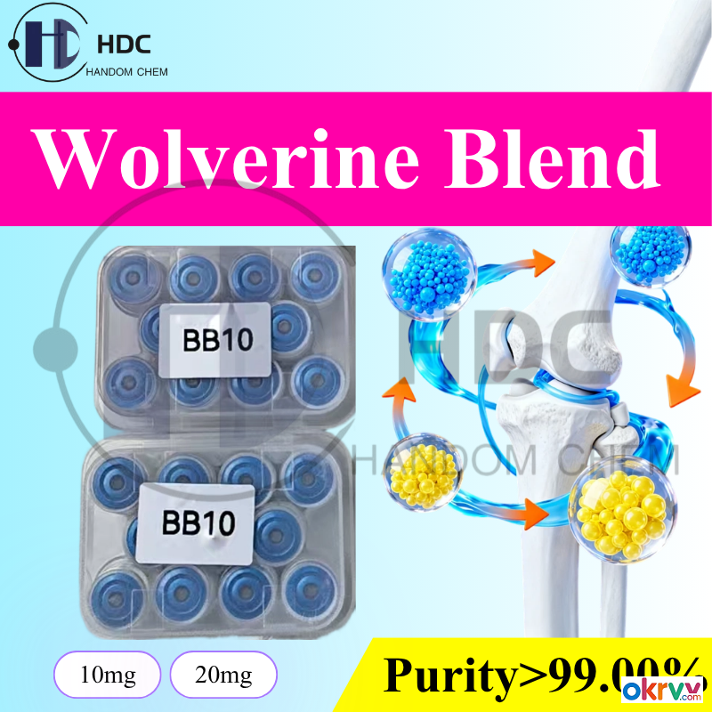China origin 99% purity Wolverine Stack 10mg 20mg BB10/BB20 for promoting wound healing
