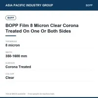 BOPP Thermal Lamination Film Glossy 15 to 30 Micron