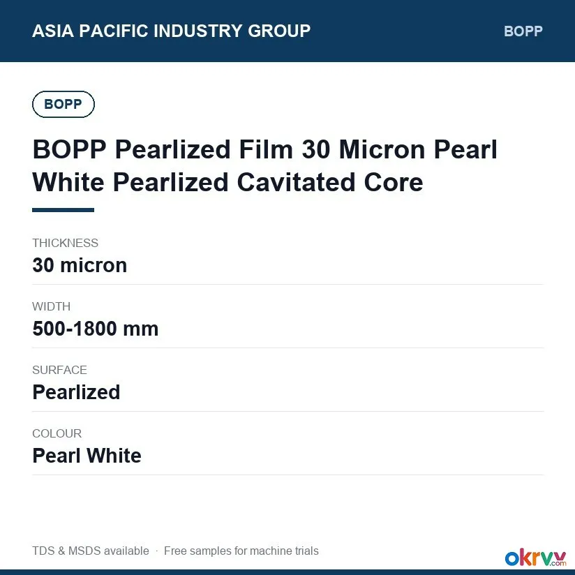 BOPET High Temperature Film for Electronics