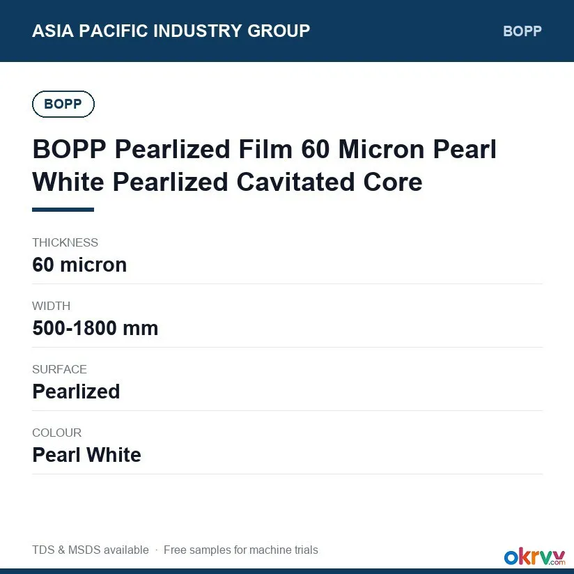 BOPET Window Film Base