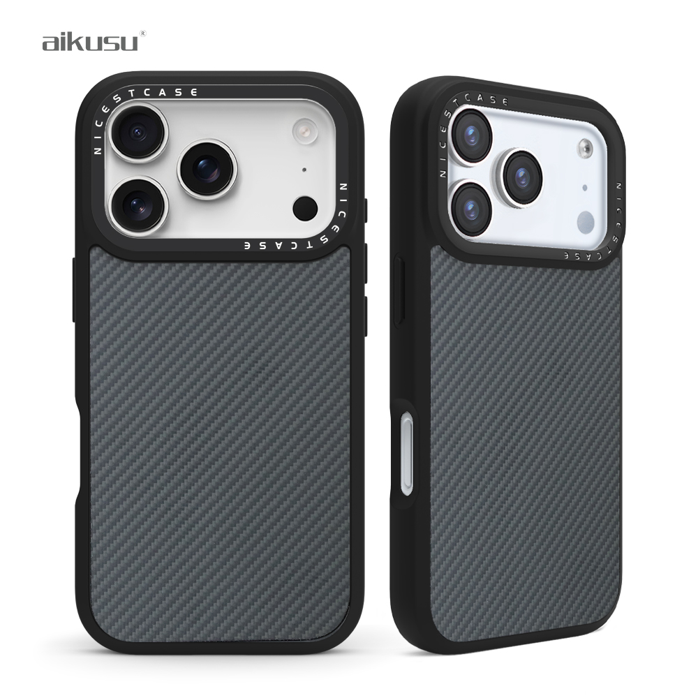 Aramid Kevlar Fiber iPhone 17 Pro Max Men's Phone Case