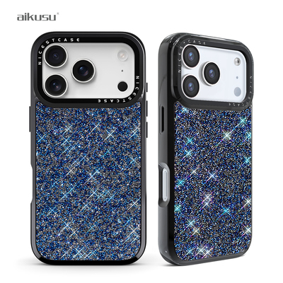 Blue Crystal Elegance iPhone Case