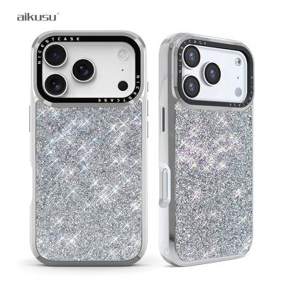 Silver Crystal Elegance iPhone Case
