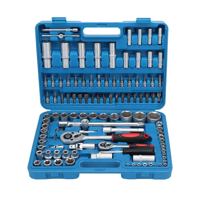 108PC Ratchet Wrench Set Auto Repair Auto Home Hardware Tools Kits
